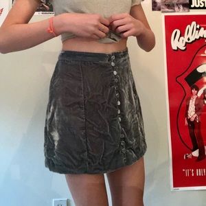 BRAND NEW Urban Outfitters Suede Mini Skirt